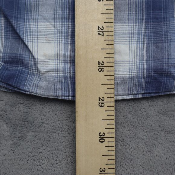 Buffalo Shirt Mens Large Blue by David Bitton Button Up Casual Rugby - Picture 5 of 16